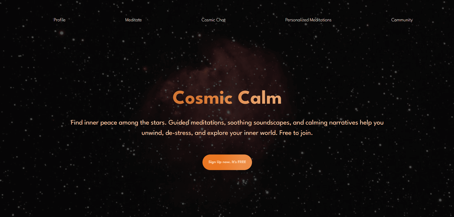Cosmic Calm
